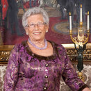 Prinsesse Astrid, fru Ferner fotografert i anledning hennes 80-årsdag. Foto: Svein Brimi, Det kongelige hoff. 